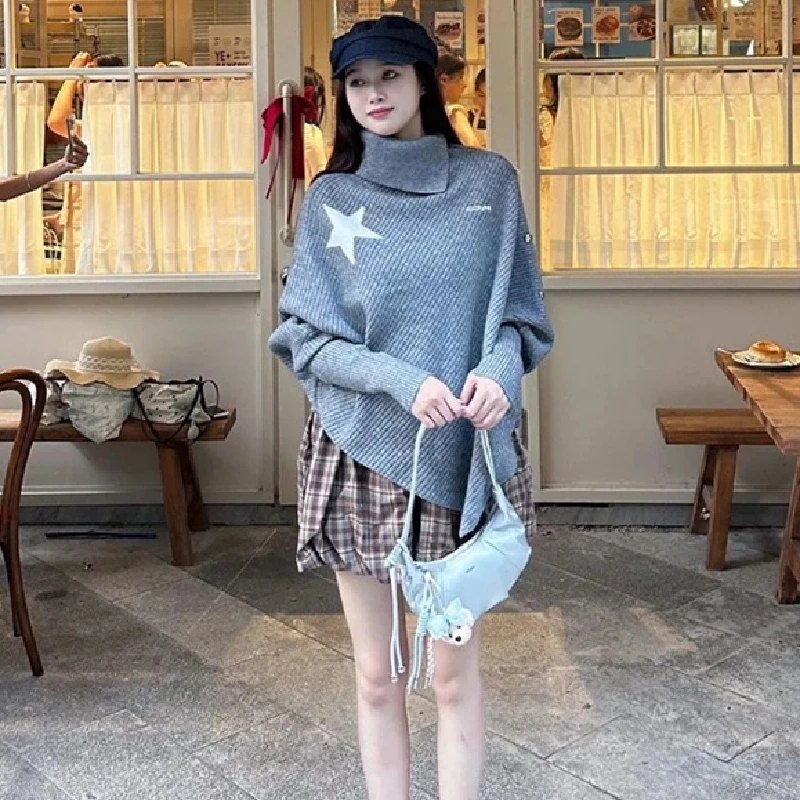 سترة نسائية محبوكة غير منتظمة جديدة من زيت الجنوب 2025 للخريف والشتاء غير غامضة طويلة Sve منتظمة مناسبة للطاقم Ne #4