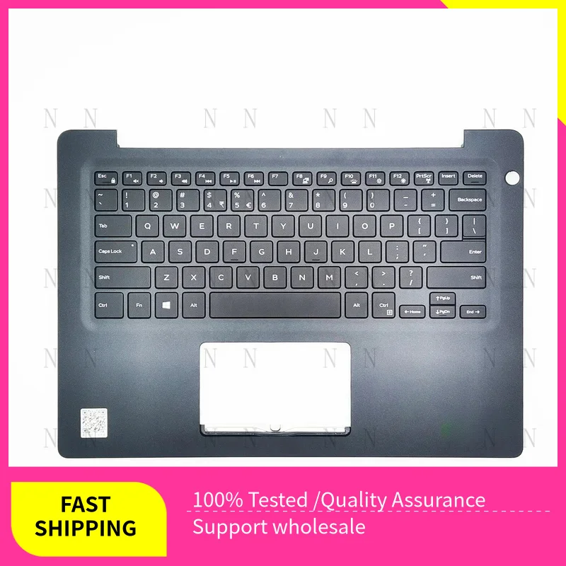 

XQ New For Dell Vostro 14 5481 v5481 Palmrest Keyboard Cover Assembly 0H52M6 H52M6