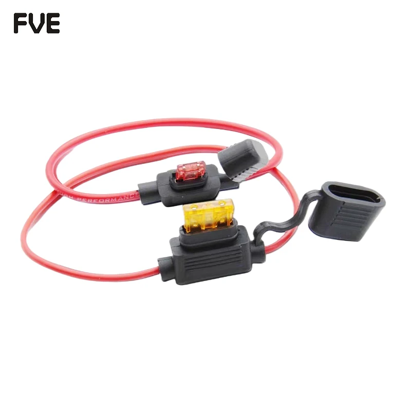 

waterproof Mini Standard medium Blade Fuse Apapter Automotive Fuses tap Holder for Automotive Car Truck Motorcycle SUV 16AWG