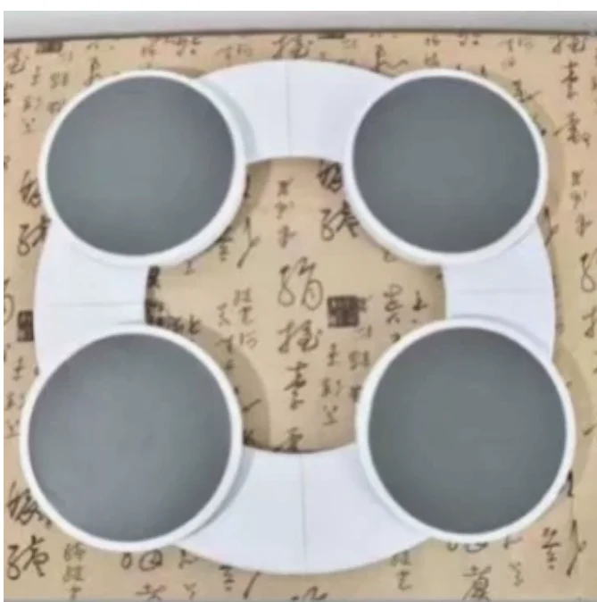 

4-дисковый поворотный стол, бытовой вращающийся обеденный стол, длинный стол, специальная обеденная тарелка, вращающийся поднос, небольшой поворотный стол, руководство