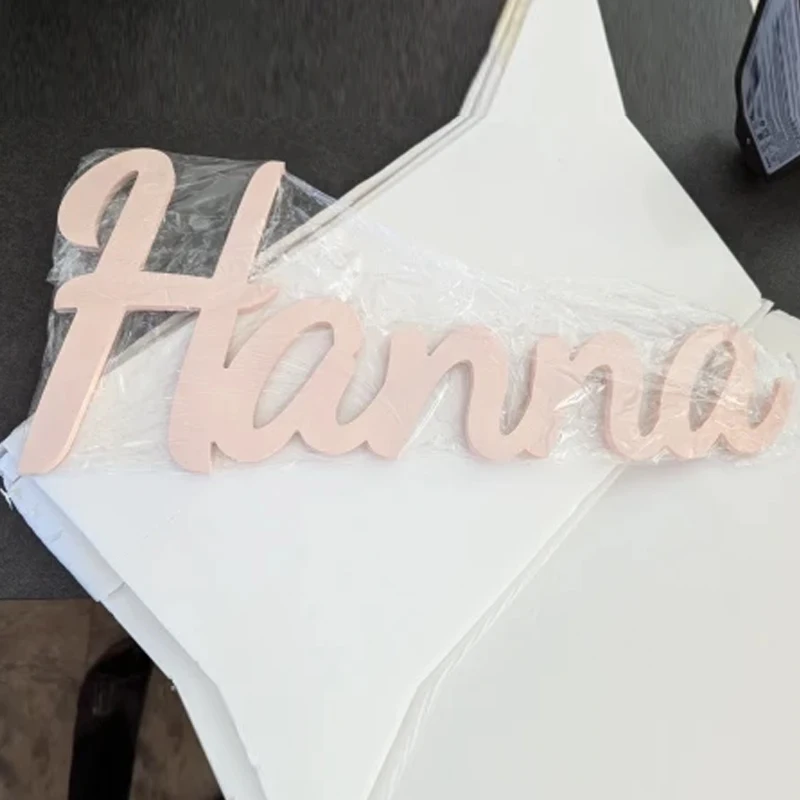 

Custom Personalised Wooden Name Sign For Nursery Home Decoration Kids Bedroom