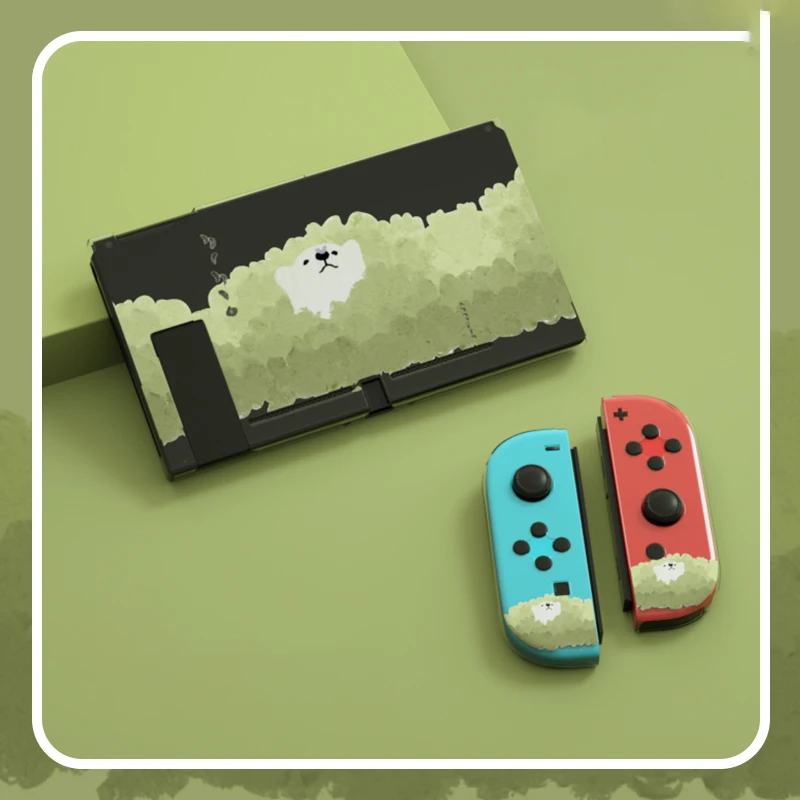 

Аксессуары для Nintendo Switch Oled/NS, прозрачная защитная обложка, раздельная тонкая искусственная кожа, аксессуары для консоли, игр