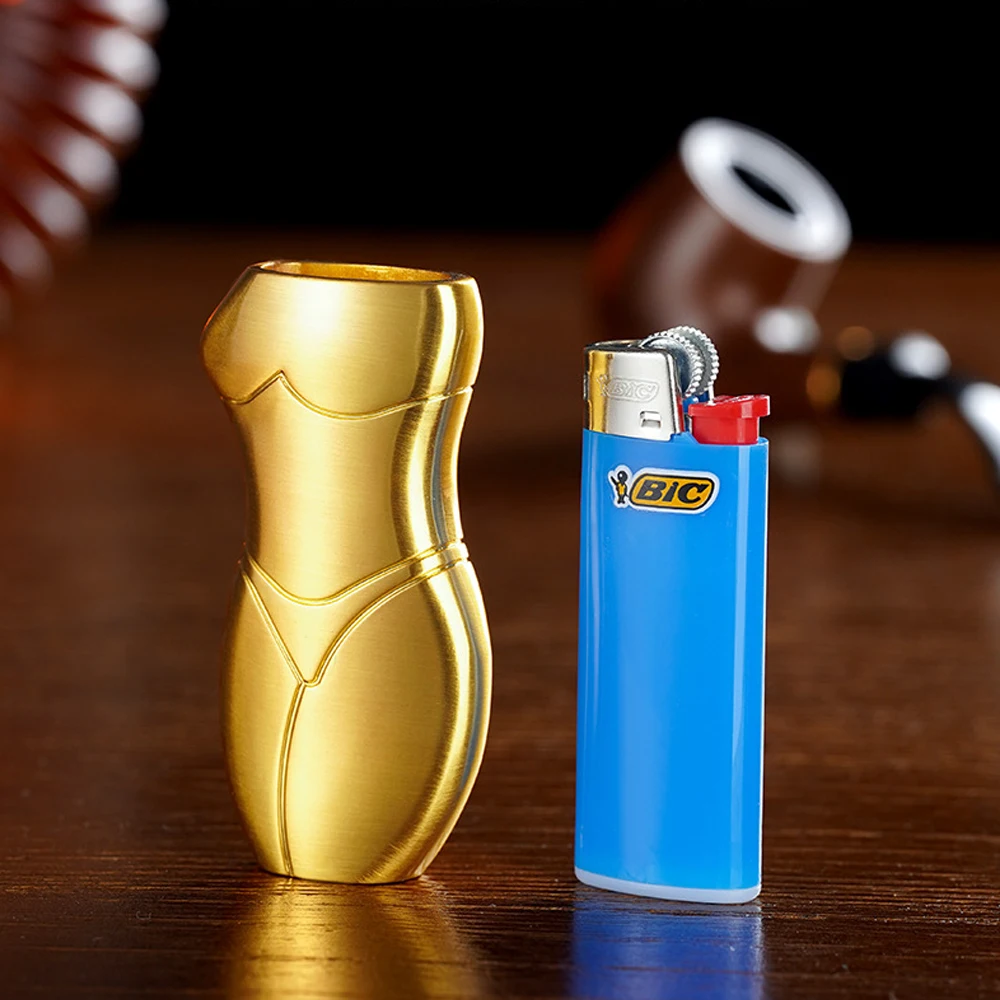 Creative Sexy Lady Case BIC Lighter Mini J25 Metal Alloy High-Quality BIC J5 Decorative Shell Wholesale