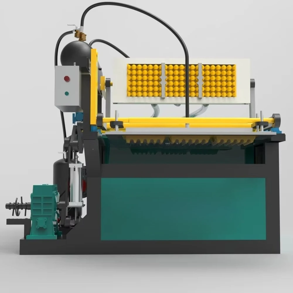 Starter Model YG-1000 Egg Tray Making Machine 1000pcs/h Automatic Paper Pulp Molding Equipment for Business