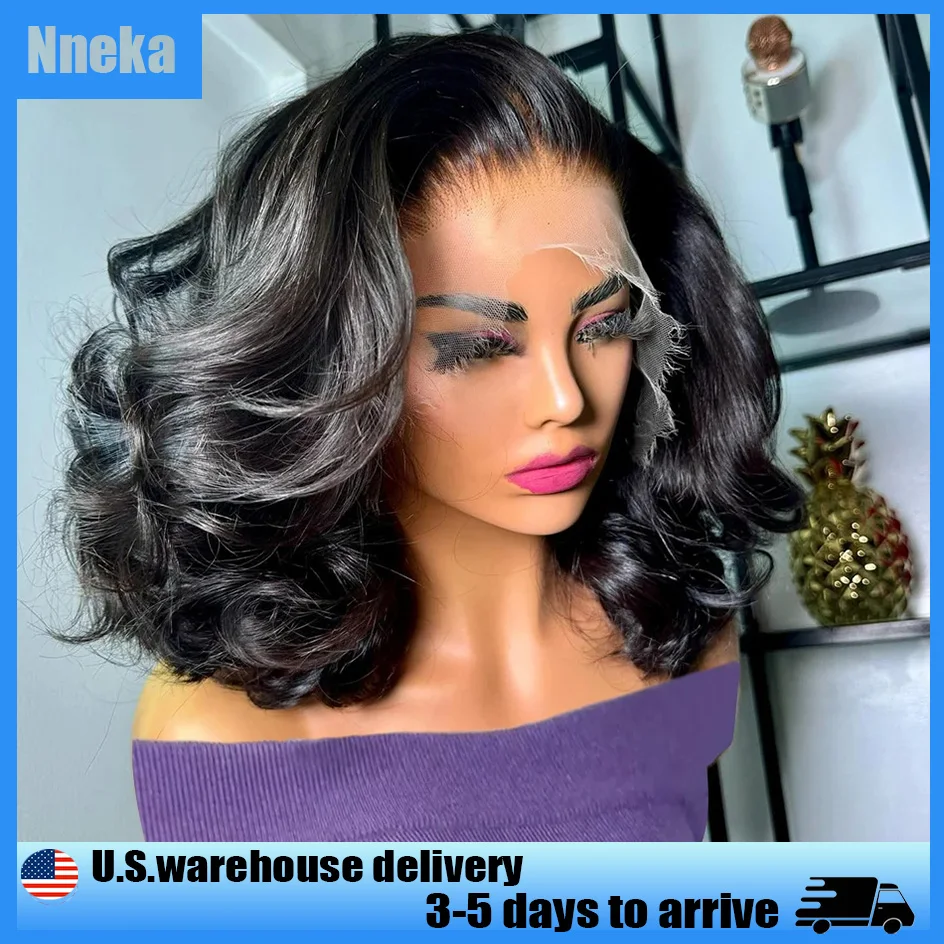 

Nneka 13x4 Парики фронта шнурка Объемная волна Парик фронта шнурка 13x6 Боб парик 4x4 Закрытие человеческих волос Парик короткий парик 5x5 Hd Парик с закрытием шнурка