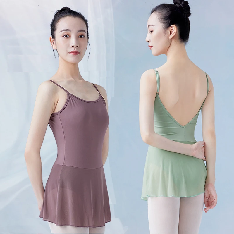 Ballet Turnpakje Volwassen Badpak Voor Dansen Vrouwen Dancewear Korte Mouwen Kant Maillots Gymnastiek Ballerina Klassieke Dans Kostuum