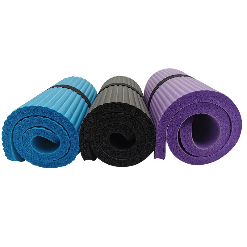 Yoga Pilates Mat Thick Exercise Gym Non-Slip Workout 15mm Fitness Mats Men\'s Fitness Mats Thickened Exercise Yoga Mats ForDance