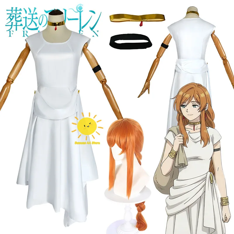 

Anime Flamme Cosplay Frieren Beyond Journey's End Cosplay Costumes Dress Belt Waistband Flamme Suit Halloween Carnival Cos Women