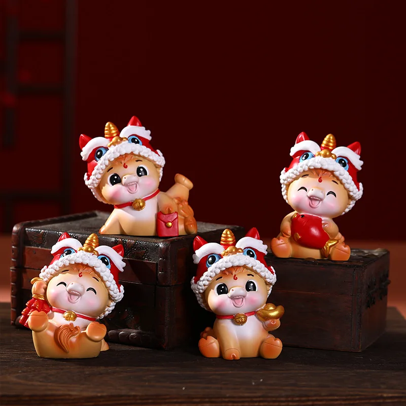2026 الصين-شيك الحصان الحلي الإبداعية الجديدة المنزل سطح المكتب سيارة الديكور زودياك الحصان السنة الجديدة هدية لطيف الحصان هدية السنة