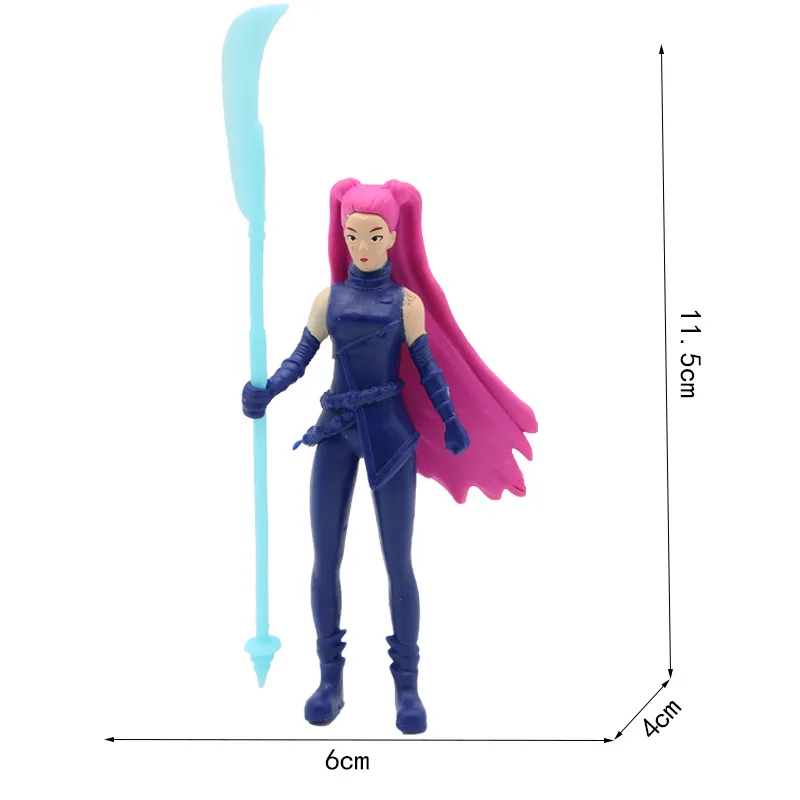 8pcs/Set Kpop Demon Hunters Action Figure Toy Derpys Tiger Rumi Mira Zoey Sussy Figurine Doll For Fans Gift