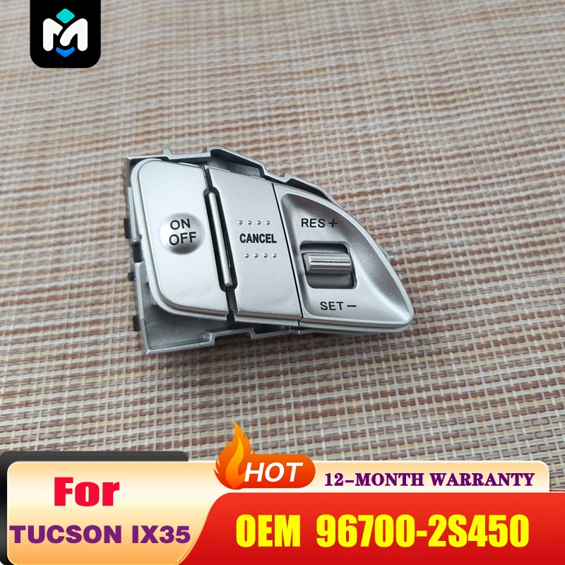 8 Pin Right Steering Wheel Cruise Control Button Switch Fit for Hyu-ndai Tucson IX35 2010 2011 2012 2013 2014 2015