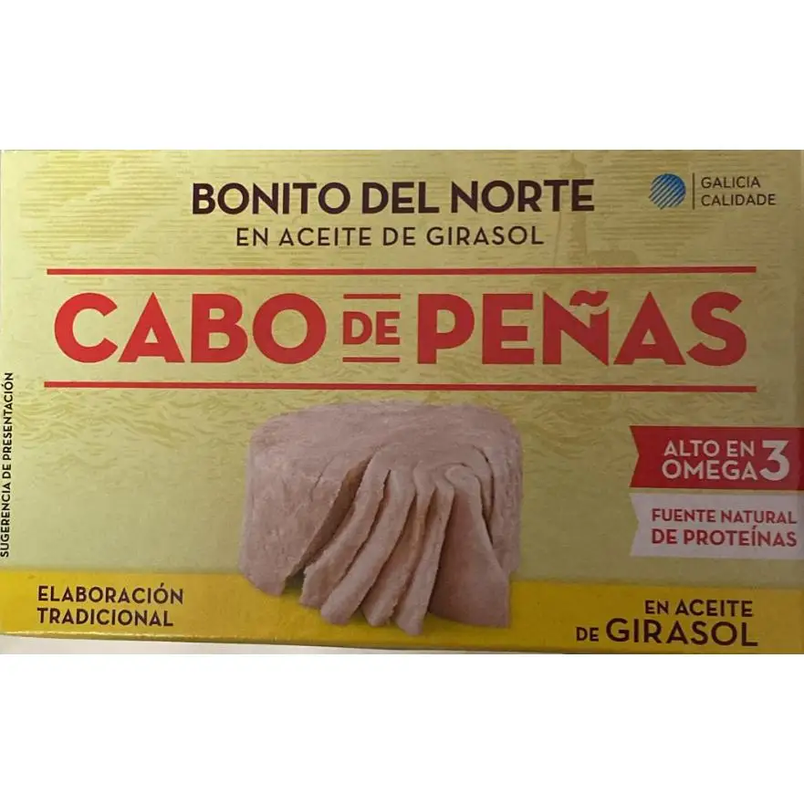 Cabo de Peñas - Bonito in sunflower oil-12 cans of 111gr each