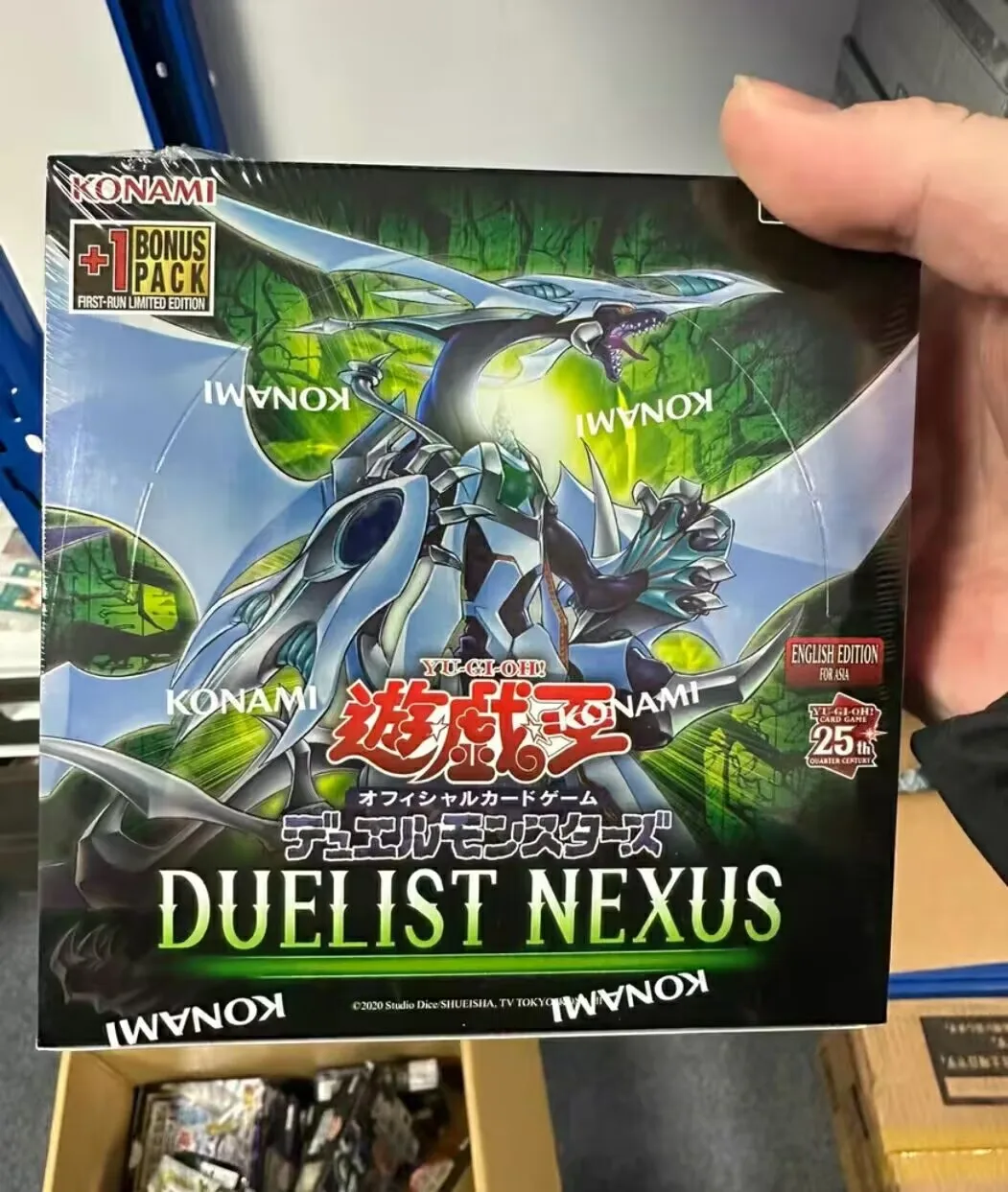 yugioh-konami-duel-monsters-duelnier-du-25eme-quart-du-siecle-nexus-dune-collection-asiatique-anglais-boite-booster-scellee