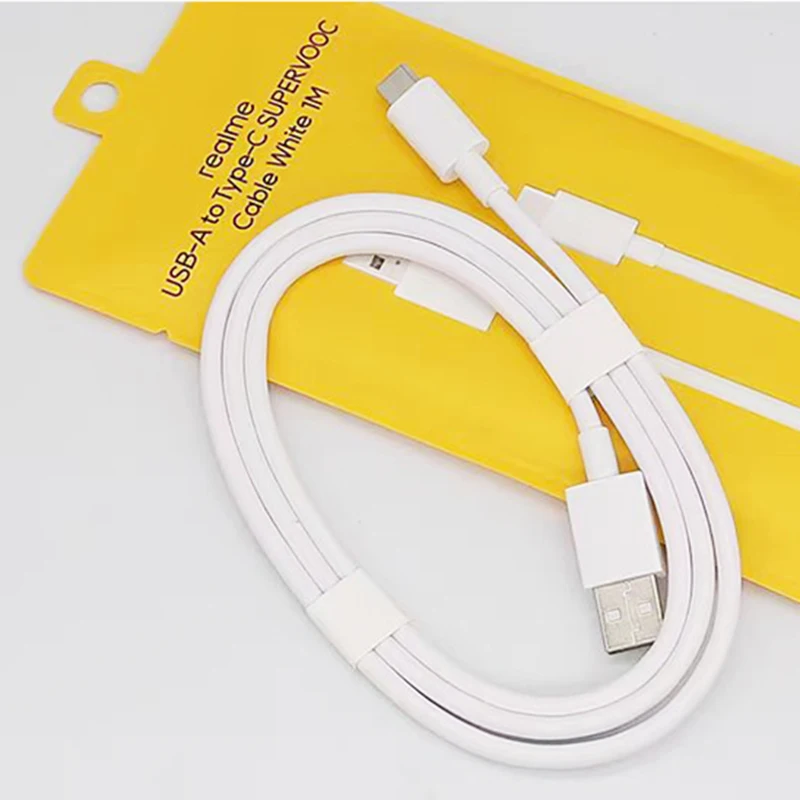 Original 150W 100W USB-A To Type-C SuperVOOC Cable For Realme 15 14 13 Pro+ GT Neo 7 6 SE 5 OPPO OnePlus 12A Fast Charging Cord