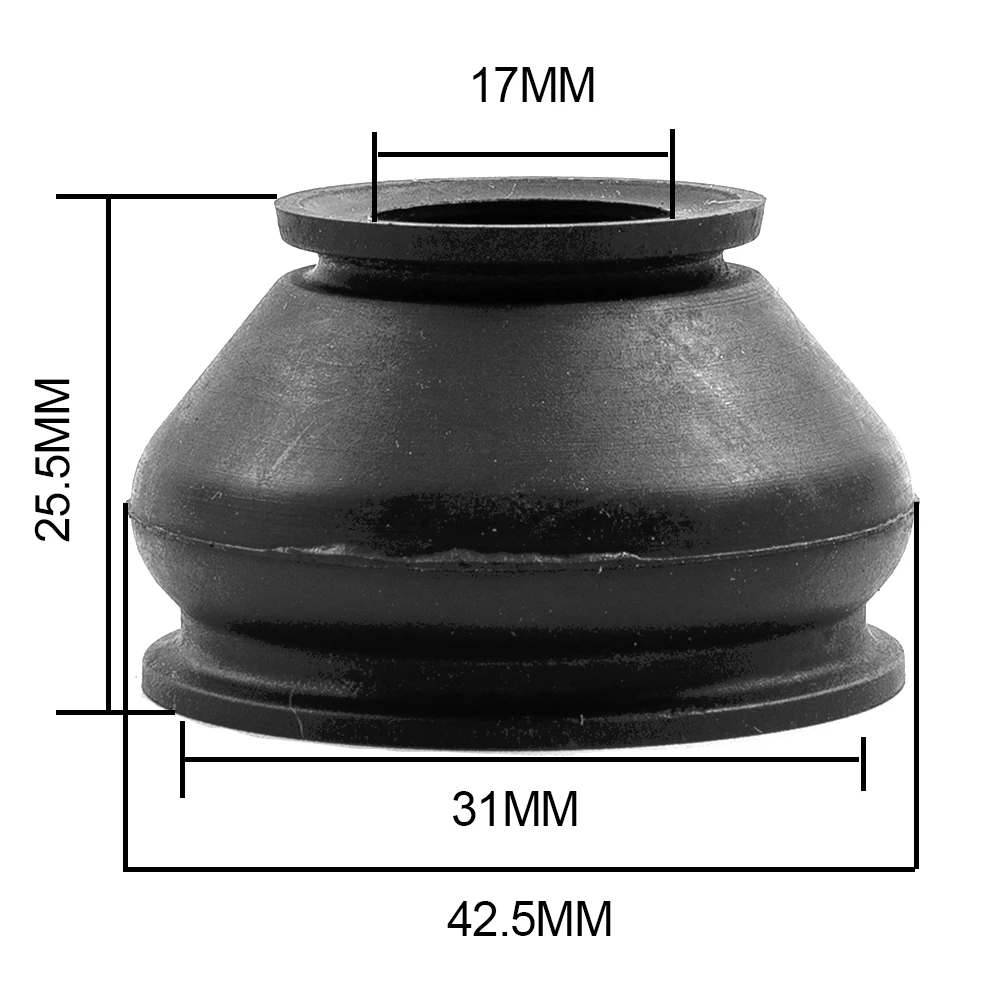 Cubiertas antipolvo para maletero de camión, accesorios, juego de extremos, multipaquete de goma para Barra de pista de bola