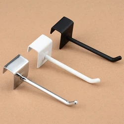 10PCS Metal Wall Hanging Pegs White Black Silver Jewelry Display Stand Wood Wall Display Stand Hook Single Wire Hook Accessories