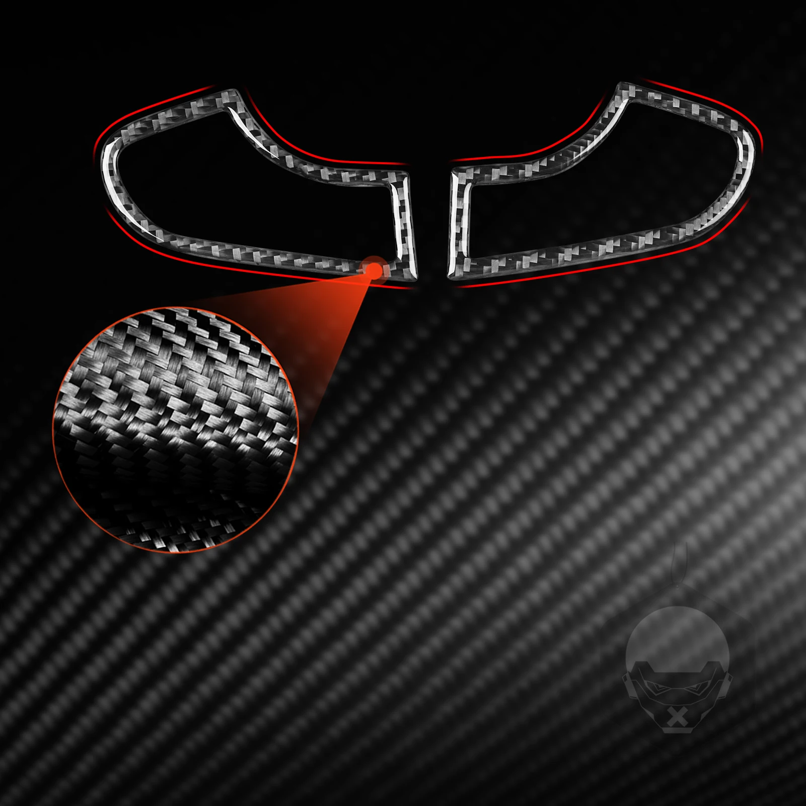 

Carbon Fiber Car Accessories Dashboard Sides Air Vent Decorative Interior Cover Trim Modified Sticker For Acura TLX 2015-2020