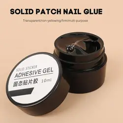 1PCS 10ml Solid Nail Tips Gel Transparent Clear Function Gel Nail Extension Gel Soak Off Nail Art Gel Need UV for women