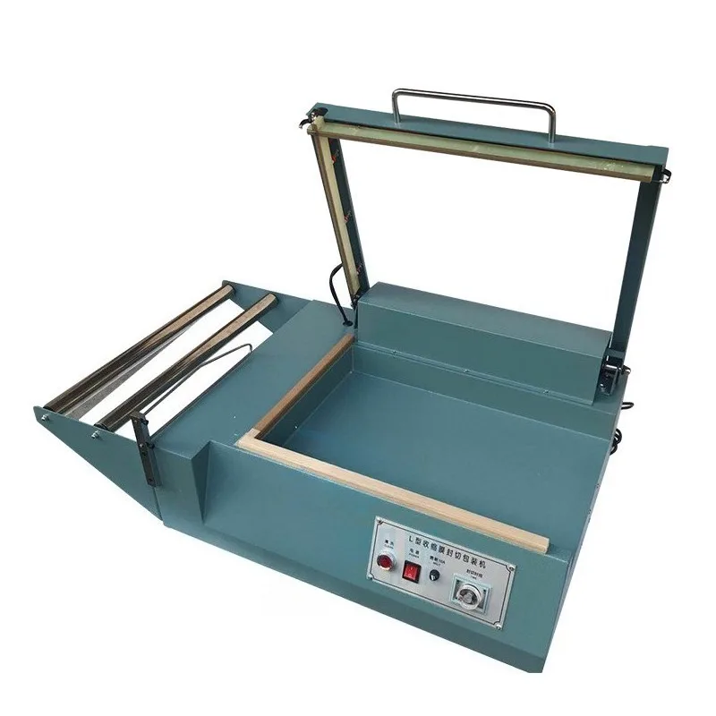 

Multifunctional hand pressure L-type pulse fusion sealing and cutting packaging shrink film sealing and cutting machine