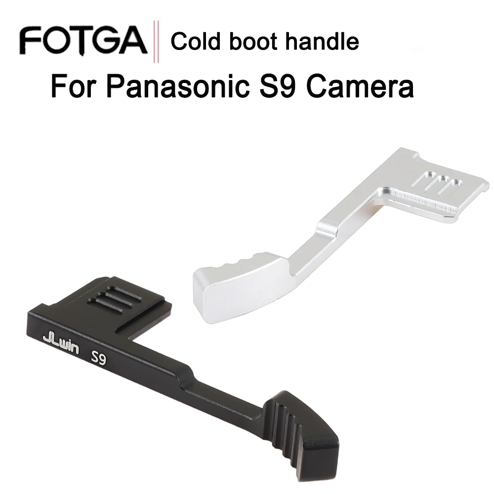 

Металлическая ручка FOTGA для подставки для большого пальца для камеры Panasonic S9, горячий башмак, аксессуары для камеры Ricoh S9, удобная безопасная фиксация