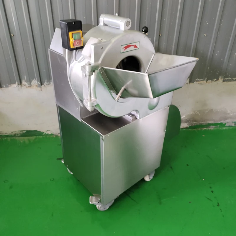 Commercial industrial electric fruit and vegetable potato carrot onion cube cutter chopper dicer machine