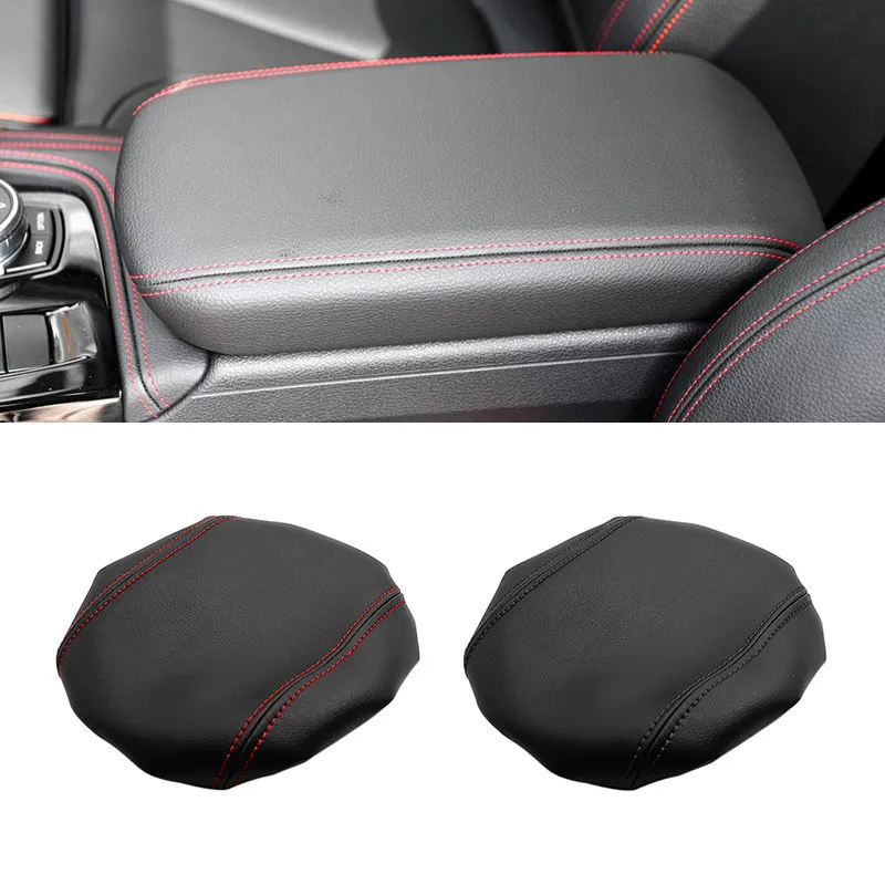 For BMW 1 Series F20 2016 2017 2018 2019 2020 Microfiber Leather Car Center Control Armrest Box Protective Cover Trim