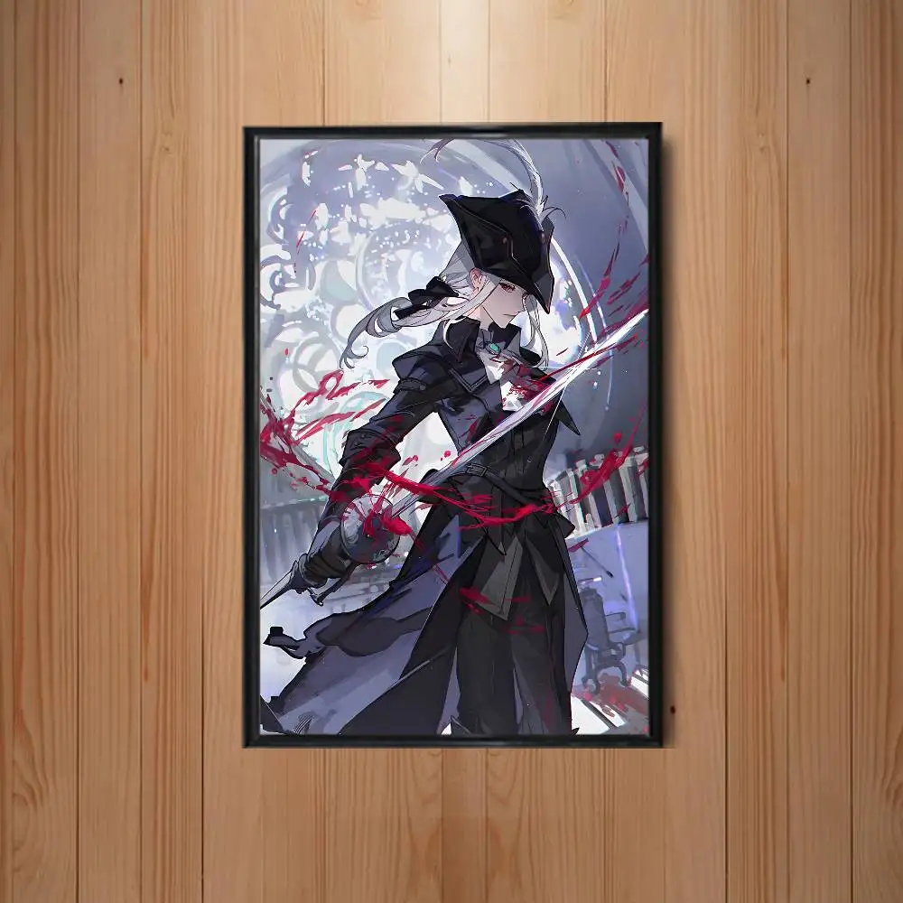 Lady Maria Hunter Bloodborne Poster Poster Paper Print Home Living Room Bedroom Entrance Bar Cafe Art