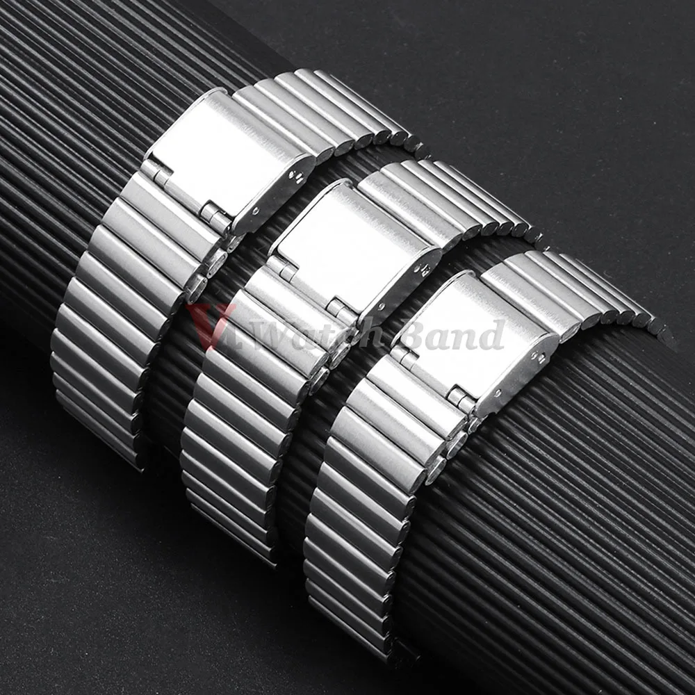 18mm for Casio F-91W Stainless Steel Watchband for SGW400 F91W F84 F105/108/A158W/168 AE1200/1300 Vintage Steel Wrist Bracelet