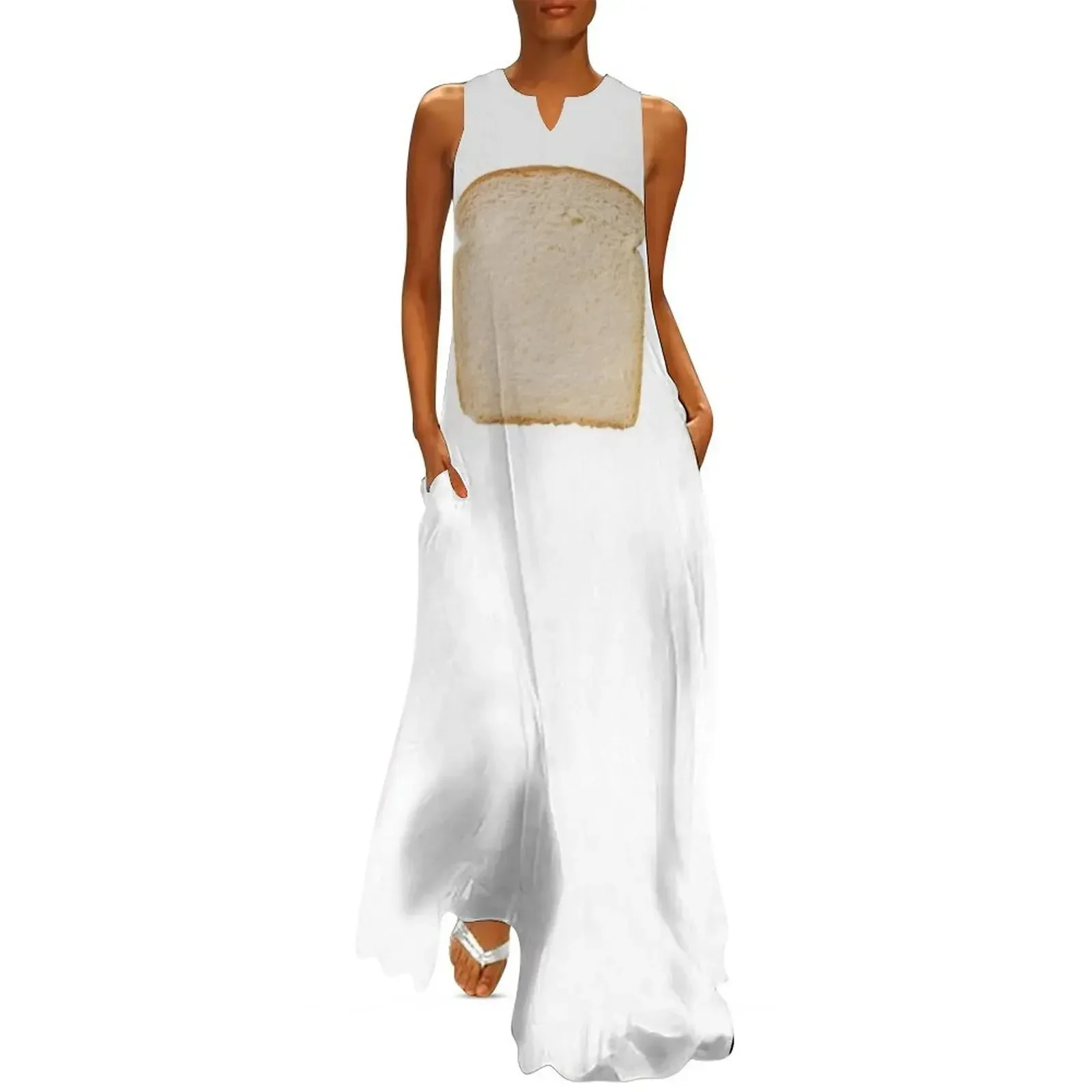 

Slice of bread Long Dress loose women's dress women's dresses luxury fairy dress women clothes