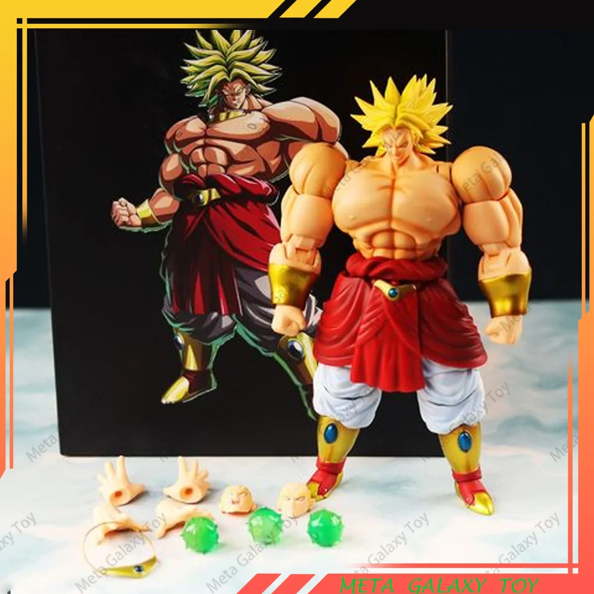 In Stock New Dragon Ball Z Broly SHF Action Figures AAS Studio Broli Anime Figurine Collectible Gk Model Decor Custom Gifts Toys