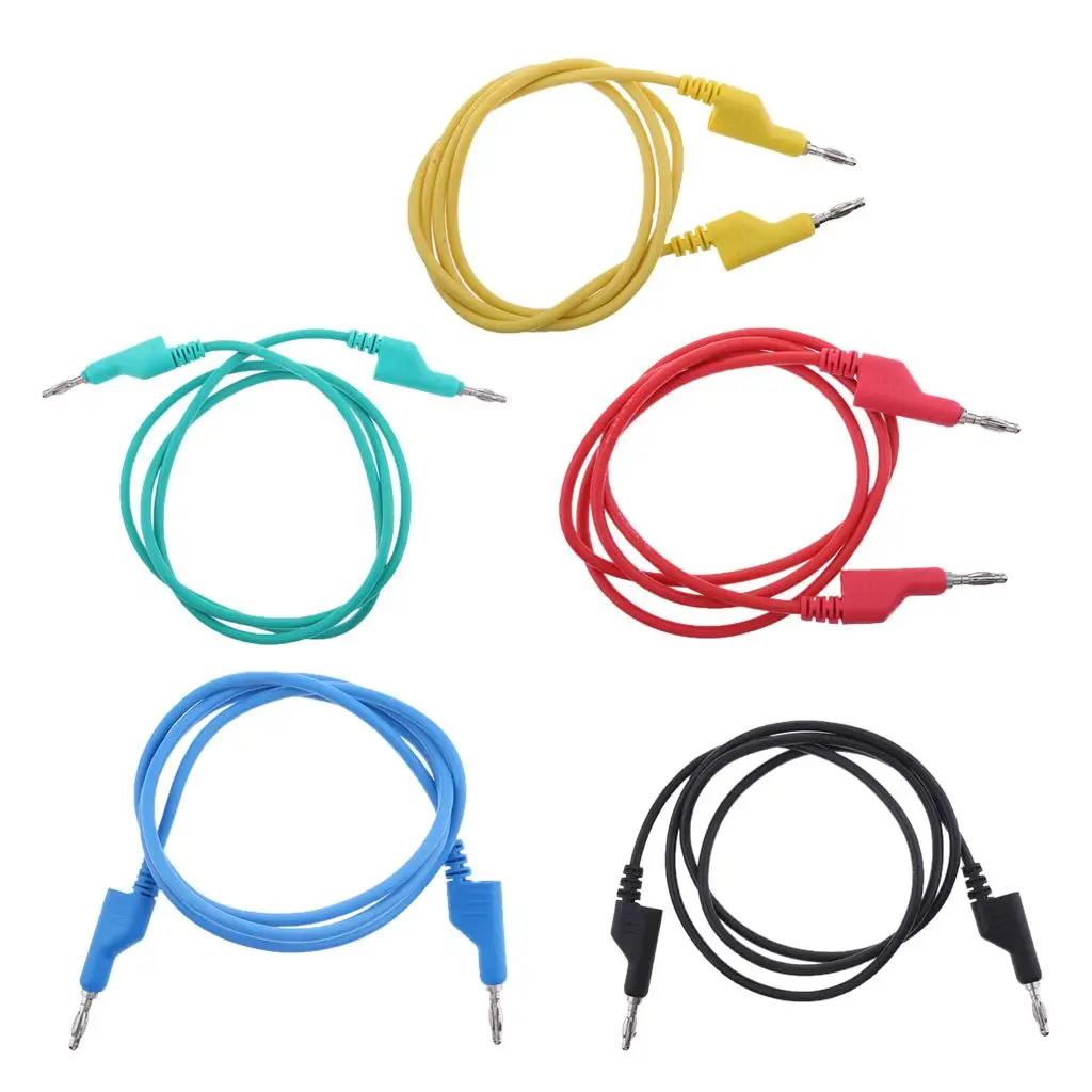 Stackable Double Ended 4MM Banana Plug Test Lead for Electrical Testing