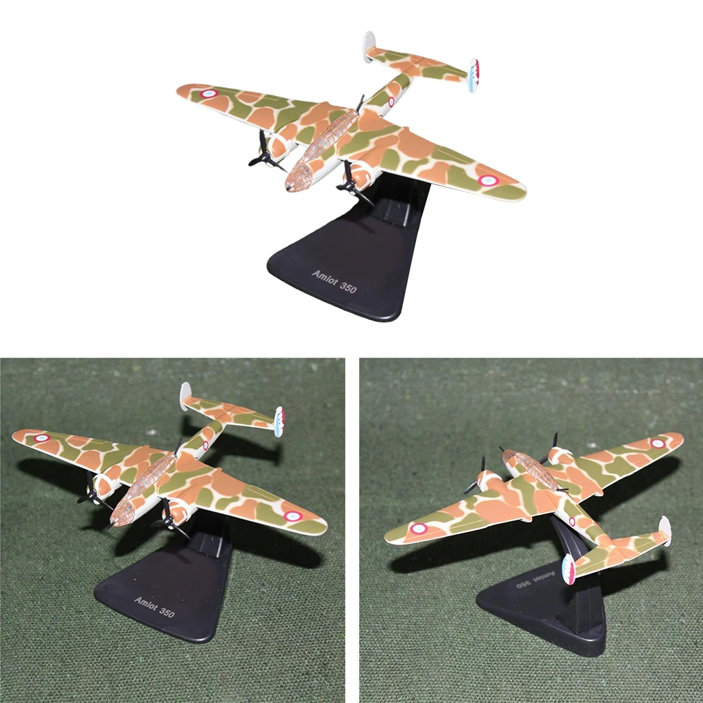 Diecast Alloy 1:144 amiot 350 bomber model,high quality fighter model toy,airplane toy gift for children,new hot sale