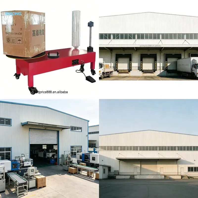 HOT *2026* Portable Electric Film Food Tray Wrapping Machine 40cm Turntable Carton Pouch Shrink Wrapper for Packaging Machine