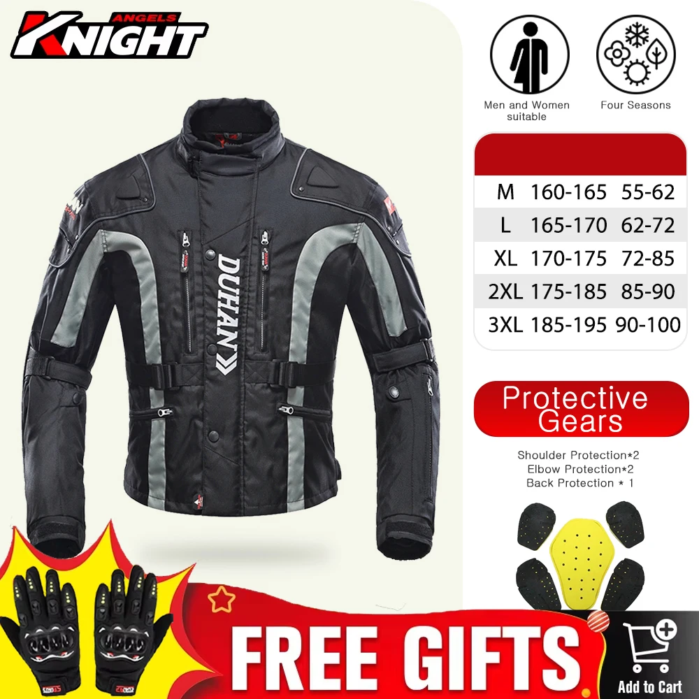 

Windproof Motorcycle Jacket Motocross Jackets Motorcycle Pants Wear-resistant Chaqueta Moto Body Armor Moto Jacket Clothing