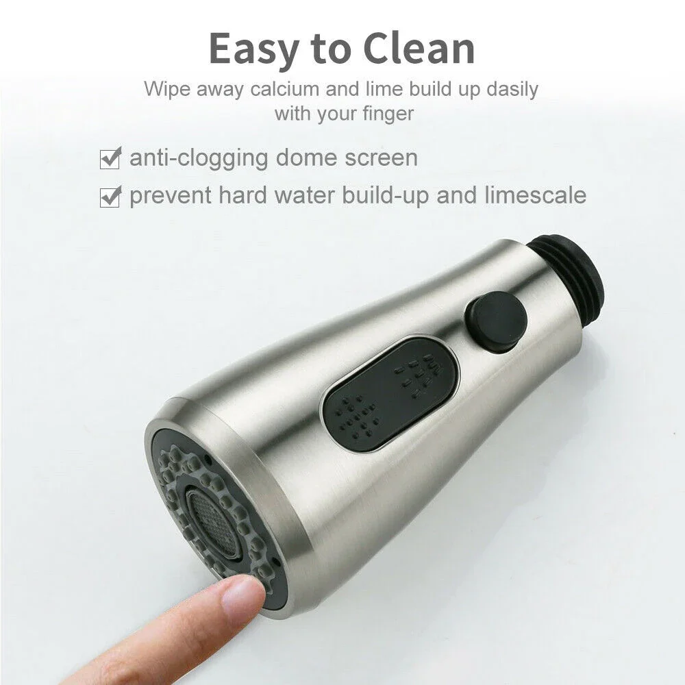2pcs for ABS Sink Faucet Pull-Out Sink Faucet Mixer Tap Kitchen Pro Head Standard M 1/2 9L/Min Kitchen Fixture Hand Shower