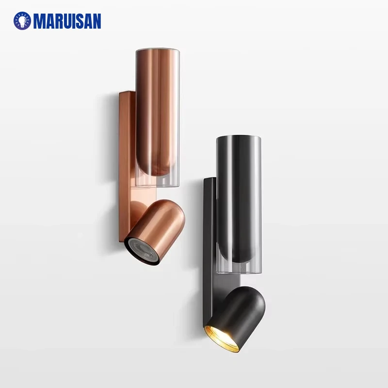 

Nordic Postmodern Wall Lamp For Living Room Dining Room Creative Design Rotating Adjustable Bedside Aisle Decor Wall Light