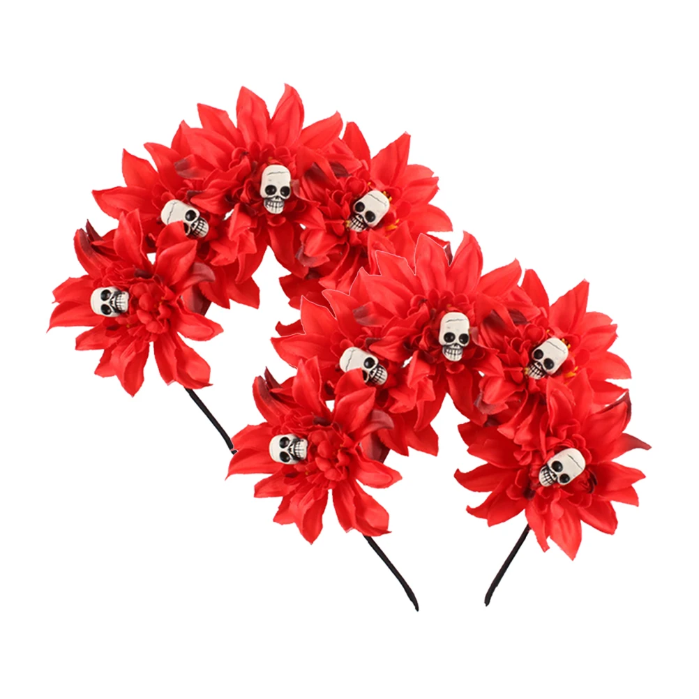 

Skull Hair Hoop Lightweight Comfortable Halloween Costume Party Headdress Masquerade Accessories Selfie Photo Prop Hair Care