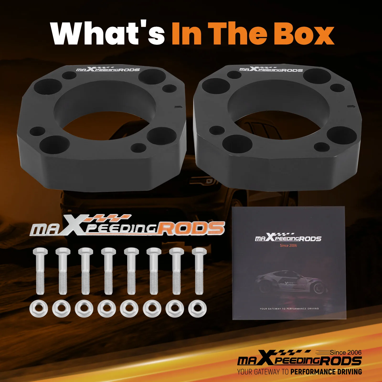 

1.75inch Front Leveling Kit Lift Spacer for Toyota Tundra/Sequoia 2022-2025