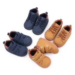 Scarpe Casual per bambini suola in gomma antiscivolo coperta alla caviglia 1-3 anni bambini ragazzi e ragazze scarpe da passeggio all'aperto moda BLS3031