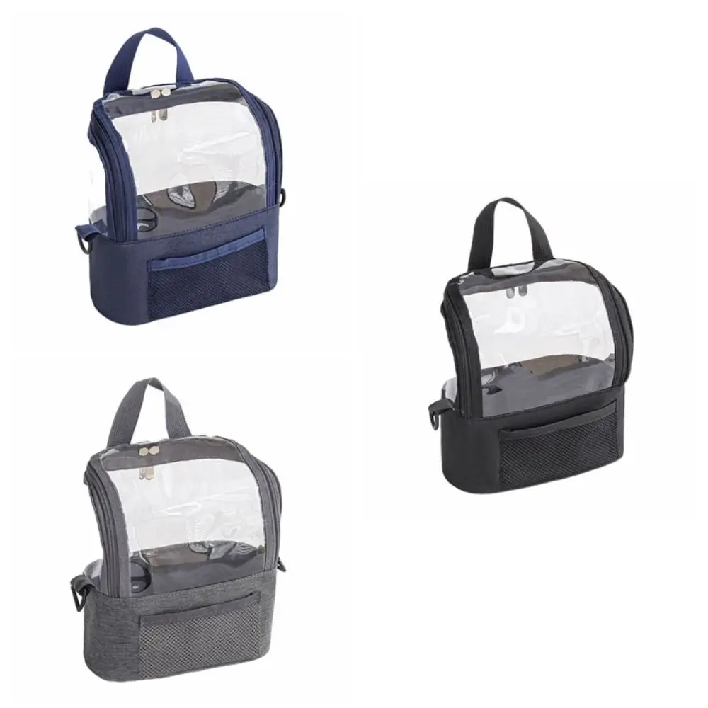 Professionelle Make-up-Pinsel, Umhängetasche, transparent, leicht, Kosmetikbehälter, multifunktional, große Kapazität