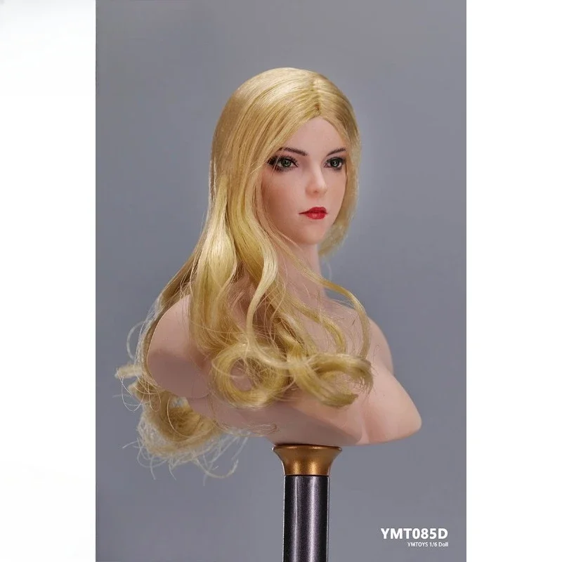 [2025 4Q] YMT085 1/6 échelle tête sculpture pie modèle femme Europe amérique transplantation de cheveux pour 12 "Ph corps poupée