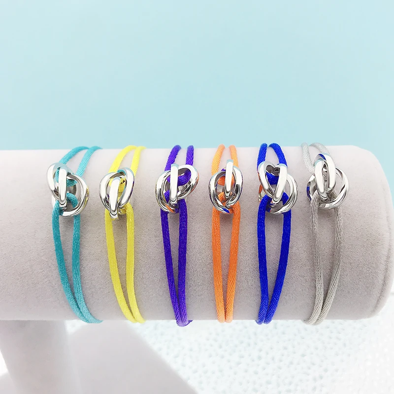 Imagem -06 - Fita de Lace up Chain Bracelet para Homens e Mulheres Fivelas de Metal Multicolor Tamanho Ajustável Unisex Novo Quente Aço Inoxidável