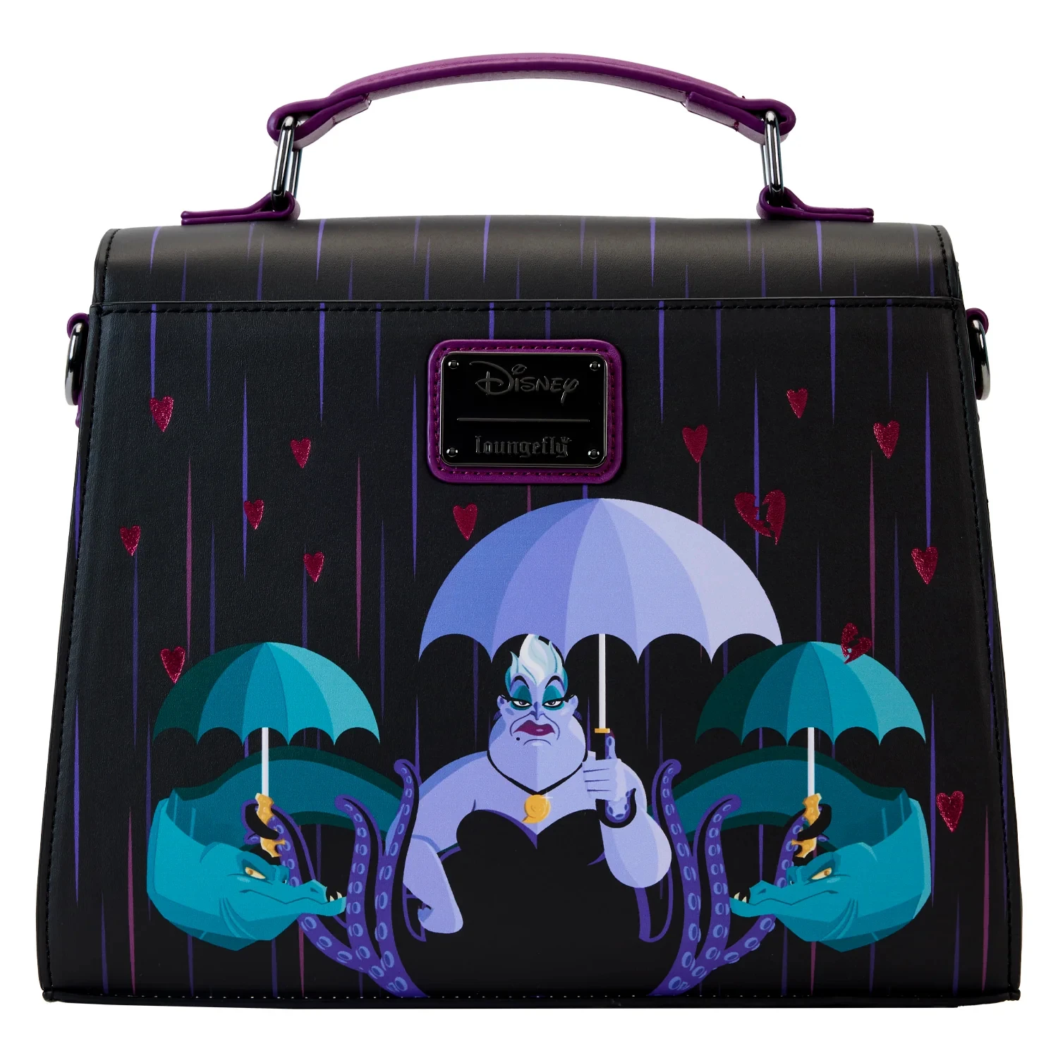 Villains Curse Your Hearts Handbag Shoulder Bag Purse Cute Stitch Princess Belle PU Leather Mickey Backpack