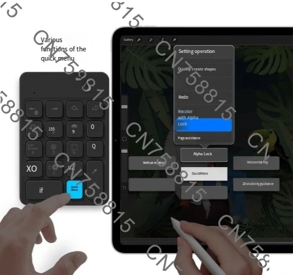 

Slim and portable mini model, fast Bluetooth wireless keyboard, YESWORD/AOIKTYE