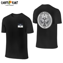 Task Force 141 Men Front Back Two Sides T Shirt Forward Observation Group Tee Shirt Short Sleeve T-Shirts Cotton Summer Clothes