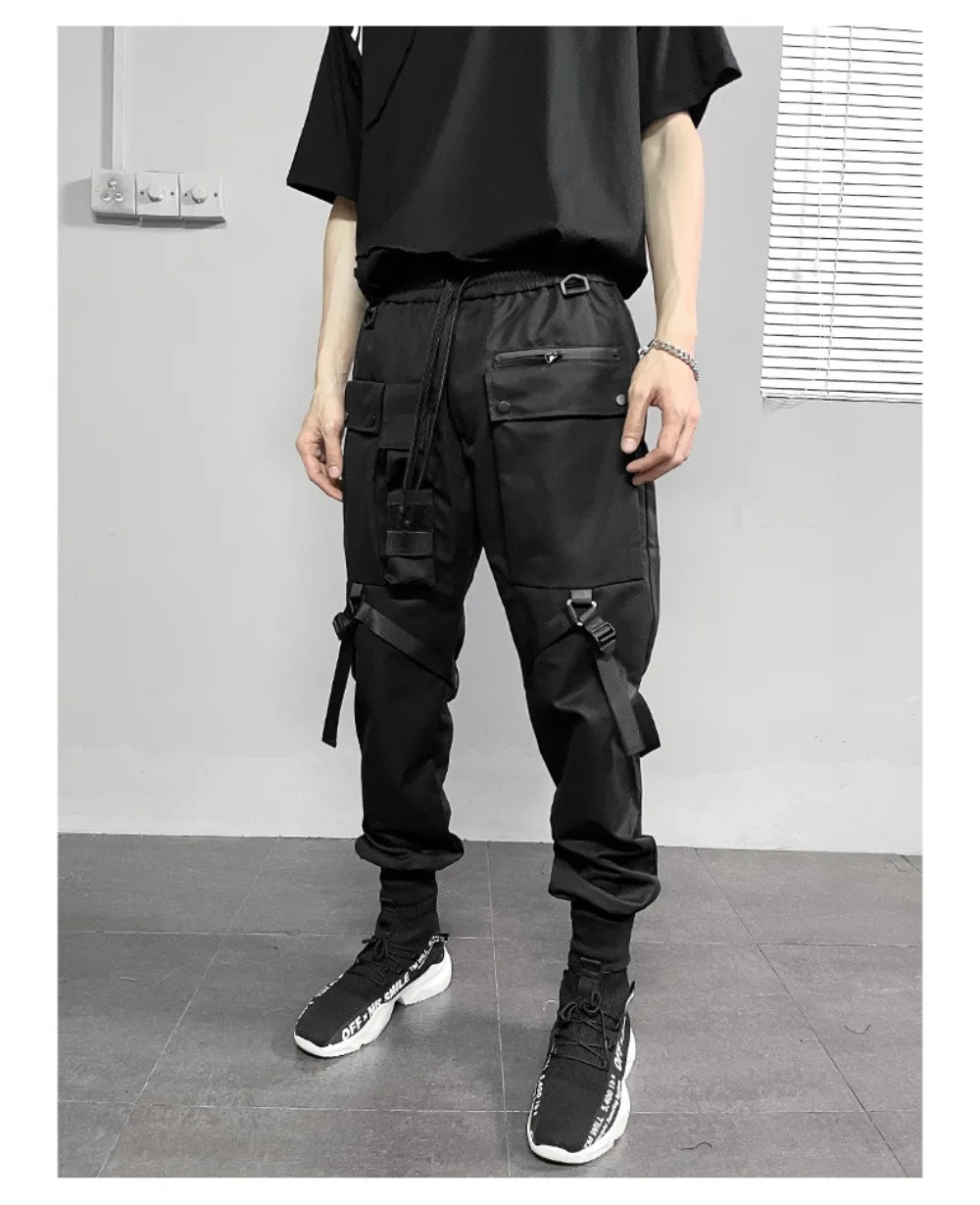 Dark Work Pants Men's Three-dimensional Multi Pocket Mountain Tactical Pants Nylon Waterproof Outdoor Assault Casual Pants