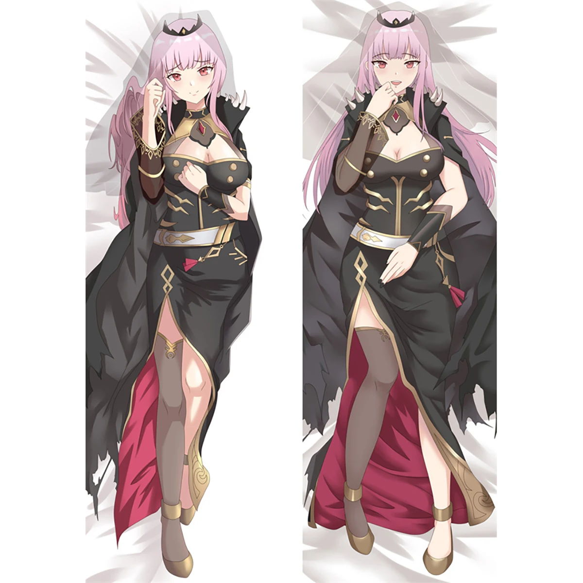 

Dakimakura Vtuber Mori Calliope Full Body Pillow Case Otaku Pillowcase Game Throw Cushion Cover Bed Decor Gift