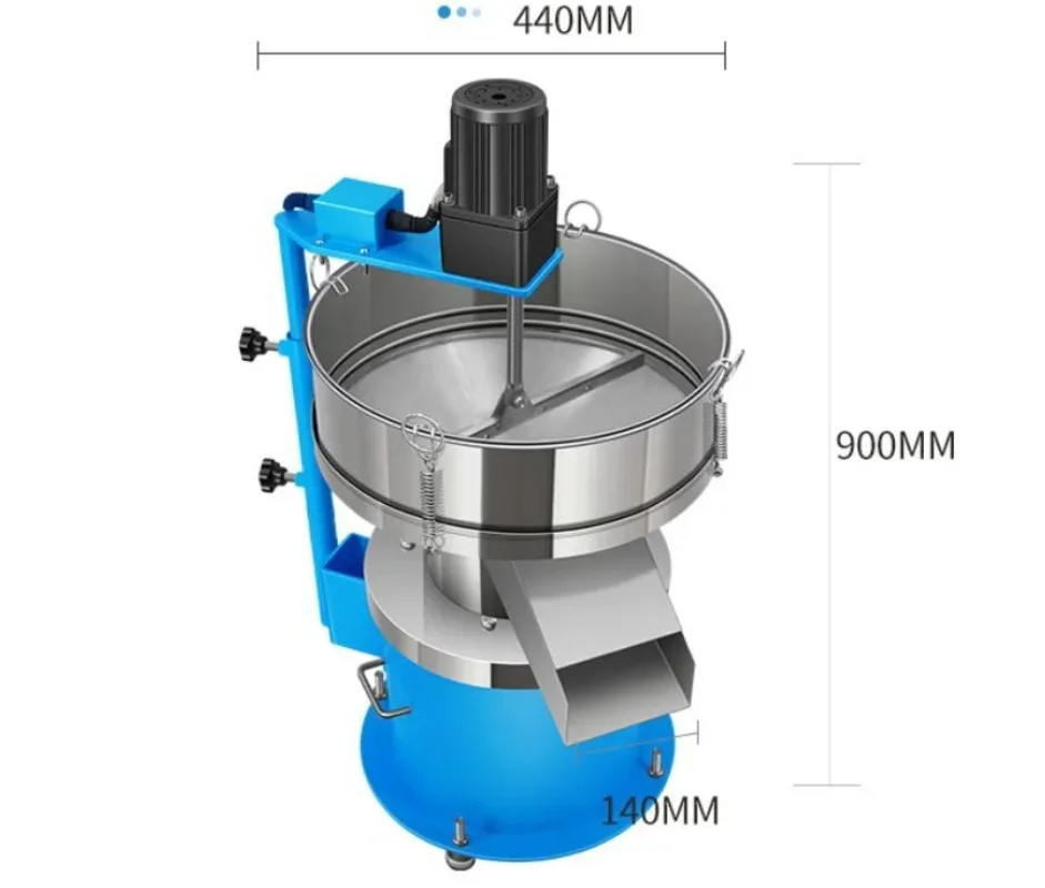 Multifunctional Viscous Liquid Filter Electromechanical Screen Small Powder Caking Screen Mixer Vibrating Screen