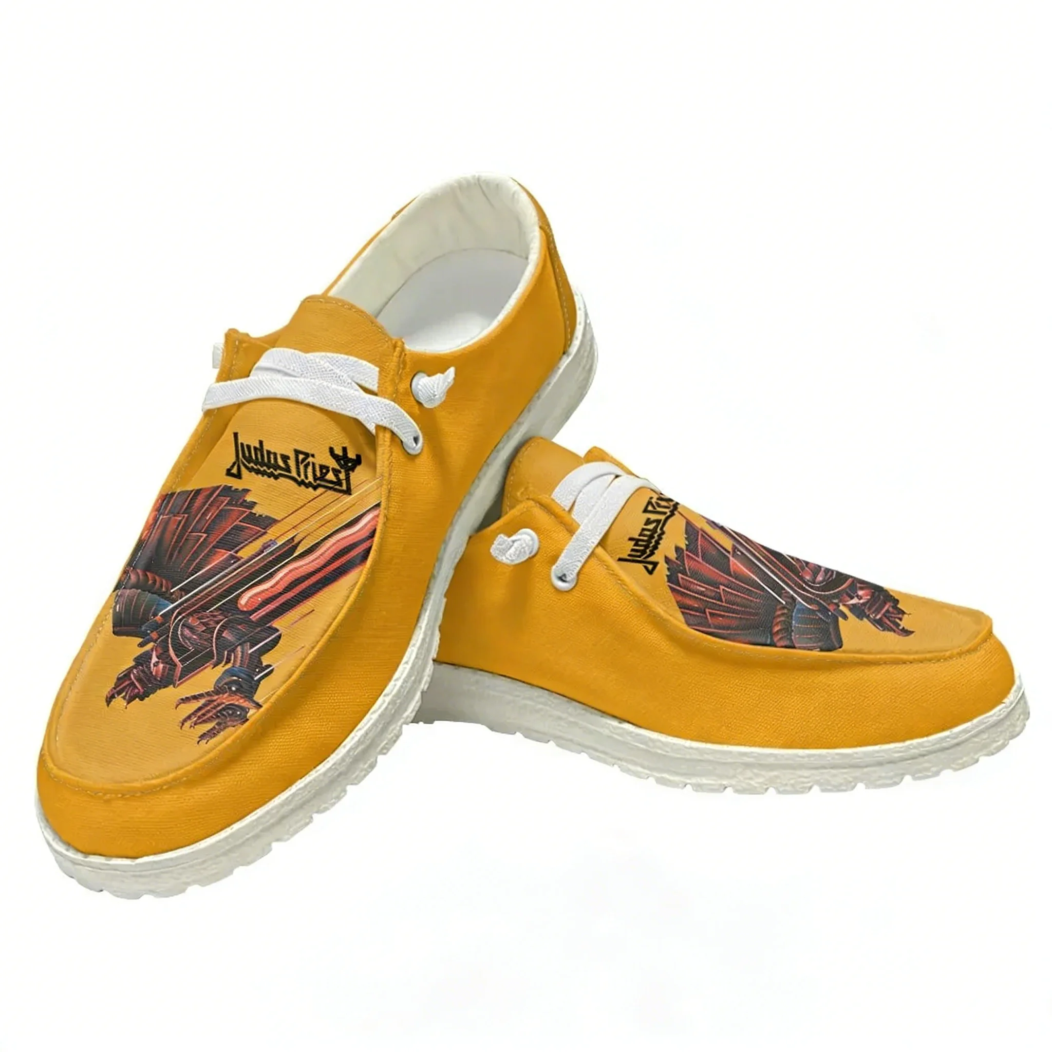 Judas Priest Casual Shoes Heav - Sewing Custom ulasan dan harga