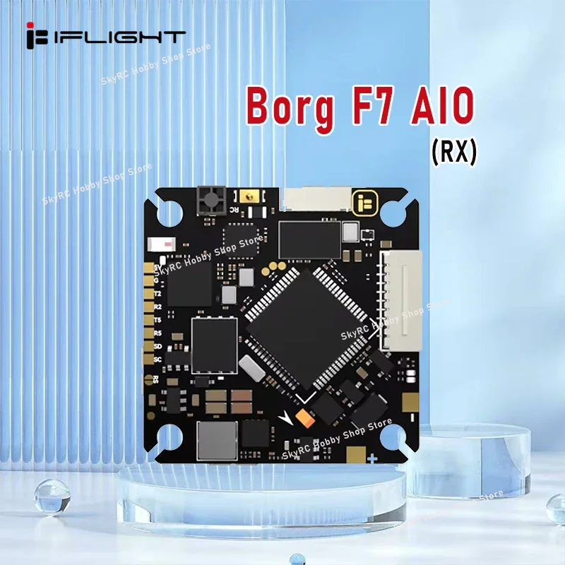 iFlight Borg F7 AIO (RX) Flight Controller 25.5×25.5mm Mounting Holes FPV RC Model Component Parts Accessories